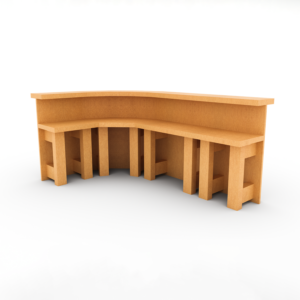 Hello - reception in cartone