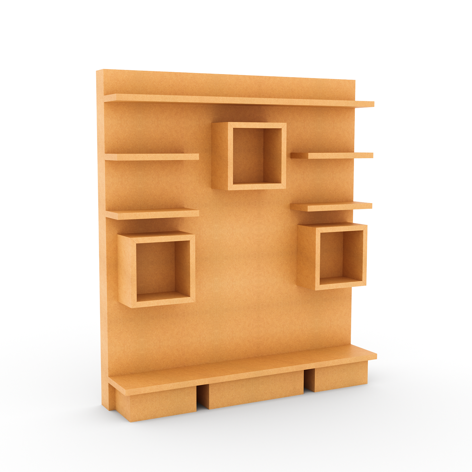 Modulista - Cardboard Bookshelf