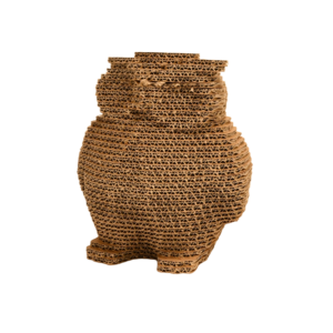 Paper Eco - Zero.100 - Anacleto - Gufo- Statua in cartone