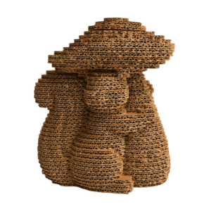 Paper Eco - Zero.100 - Toronto - Scoiattolo- Statua in cartone