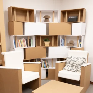 Modulibra – libreria in cartone