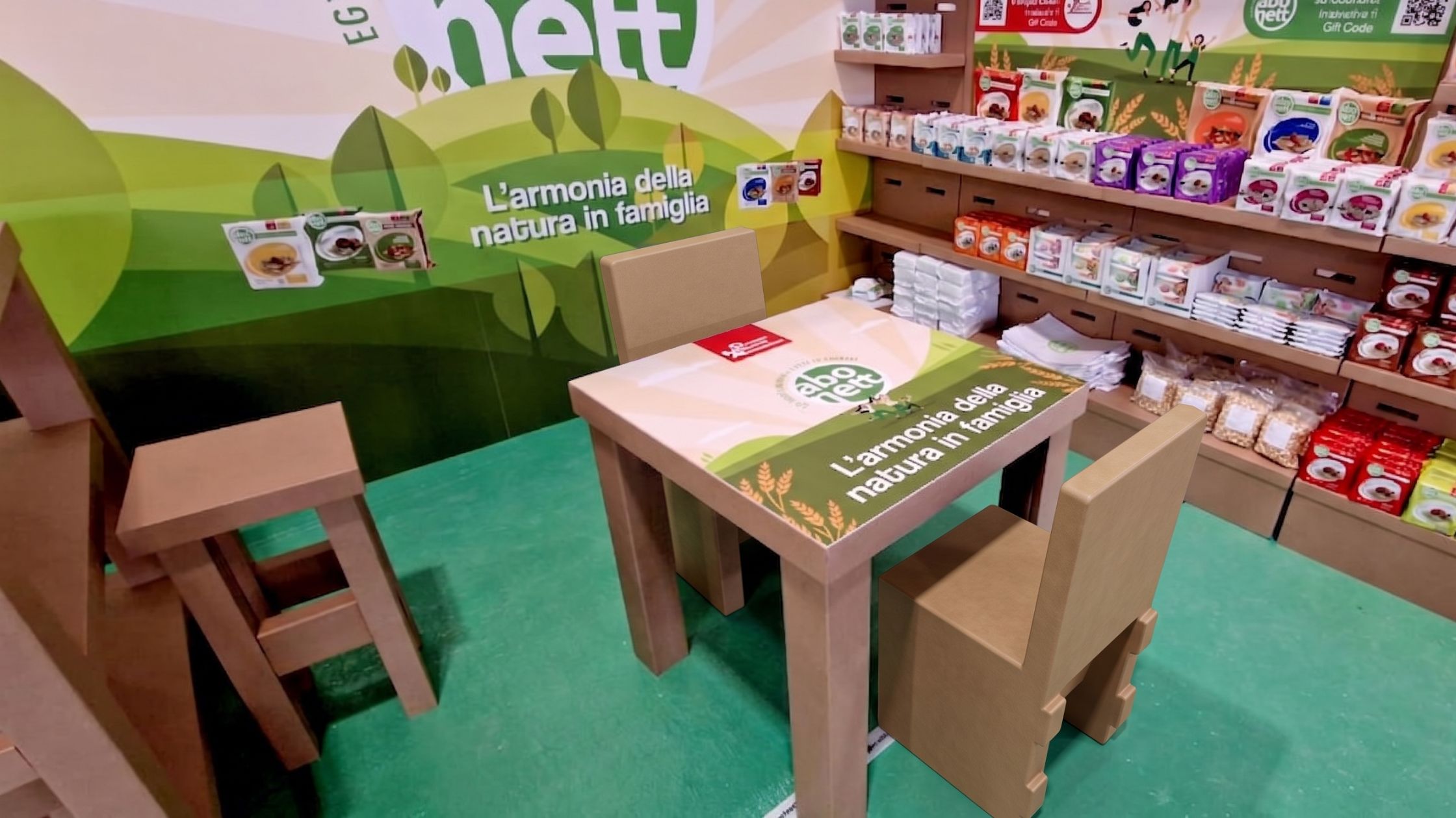 Stand fieristico ecologico sostenibile - Notizie Plus